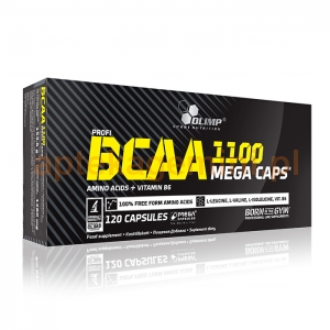 OLIMP Olimp, BCAA Mega Caps 1100mg, 120 kapsułek