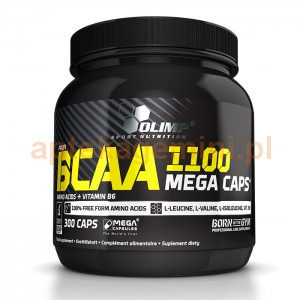 OLIMP Olimp, BCAA Mega Caps 1100mg, 300 kapsułek