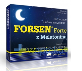OLIMP LABORATORIES Olimp Forsen Forte z melatoniną 30 kapsułek