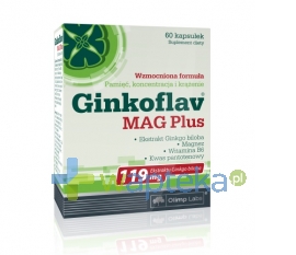 OLIMP Olimp, Ginkoflav Mag Plus, 60 kapsułek