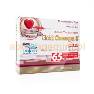 OLIMP Olimp, Gold Omega-3 Plus, 60 kapsułek