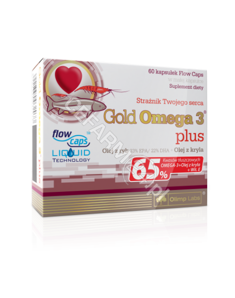 OLIMP LABS Olimp gold omega-3 plus x 60 kaps