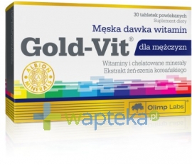 OLIMP LABORATORIES OLIMP Gold Vit dla mężczyzn 30 tabletek