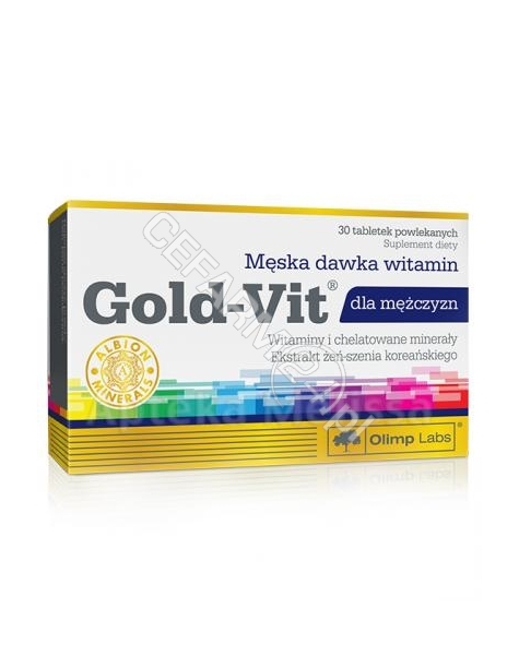 OLIMP LABS Olimp gold-vit dla mężczyzn x 30 tabl powlekanych