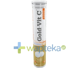 OLIMP LABORATORIES OLIMP Gold Vit.C 1000 smak pomarańczowy 20 tabletek musujących