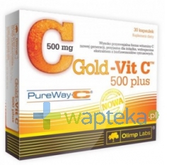 OLIMP LABORATORIES OLIMP Gold-Vit.C 500mg Plus 30 kapsułek