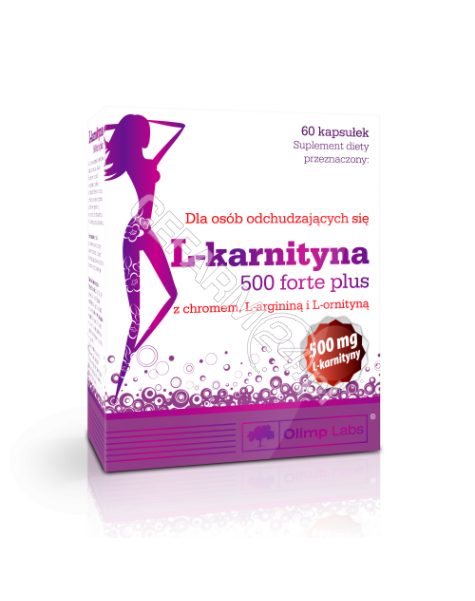 OLIMP LABS Olimp L-karnityna 500 mg forte plus x 60 kaps