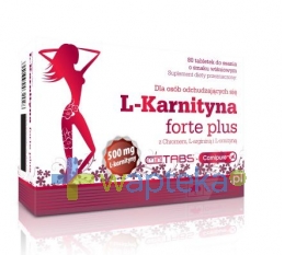 OLIMP LABORATORIES Olimp L-Karnityna Forte Plus 500mg smak wiśniowy 80tab