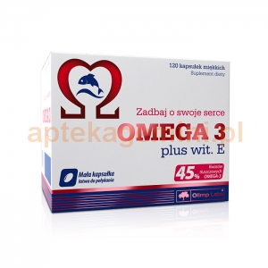 OLIMP Olimp, Omega-3 plus witamina E, 120 kapsułek (45% Omega 3)
