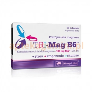 OLIMP Olimp, Tri-Mag B6, 30 tabletek