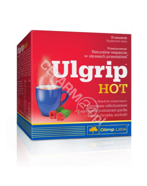 OLIMP LABS Olimp Ulgrip HOT x 10 sasz o smaku malinowym