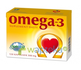 NATURELL POLSKA SP.Z O.O. Omega-3 500mg NATURELL 120 kapsułek