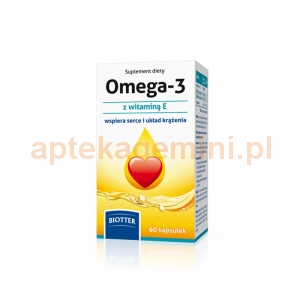 DIAGNOSIS Omega-3 500mg z witaminą E, 60 kapsułek