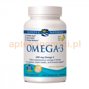 NORDIC NATURALS Omega-3, 60 kapsułek