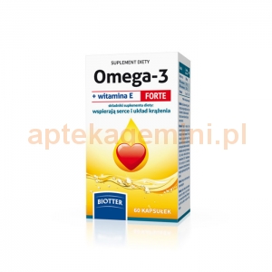 DIAGNOSIS Omega-3 Forte + witamina E, 60 kapsułek