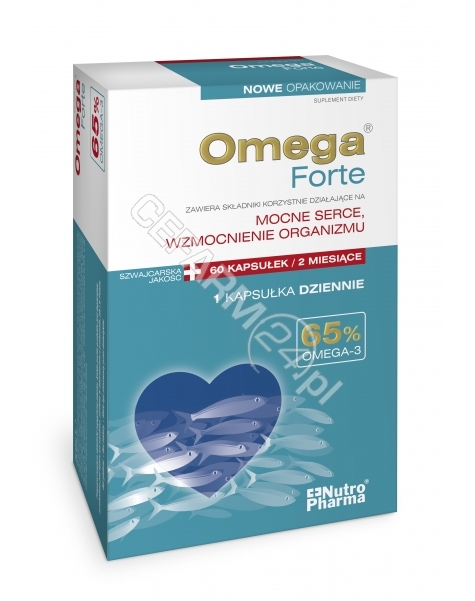 HOLBEX Omega forte 65% omega-3 nutropharma x 60 kaps