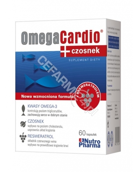 PURITAN'S PR Omegacardio z czosnkiem i resveratrolem x 60 kaps