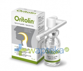 Qpharma Oritolin Spray do gardła 12 ml