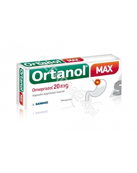 SANDOZ Ortanol max 20 mg x 14 kaps dojelitowych