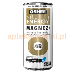 OSHEE OSHEE, Vitamin Energy Formula, Magnez, zero cukru, 250ml