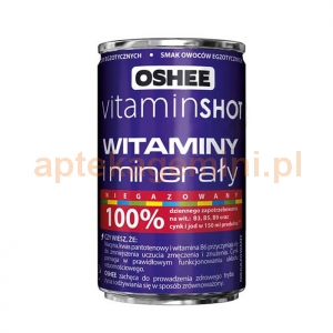 OSHEE OSHEE, Vitamin shot, Witaminy i Minerały, 150ml
