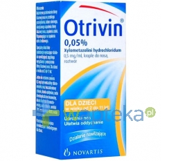 NOVARTIS CONSUMER HEALTH SA Otrivin 0,05 krople do nosa 10ml