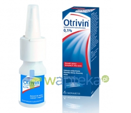 NOVARTIS CONSUMER HEALTH SA Otrivin aerozol do nosa 0,1% 10 ml