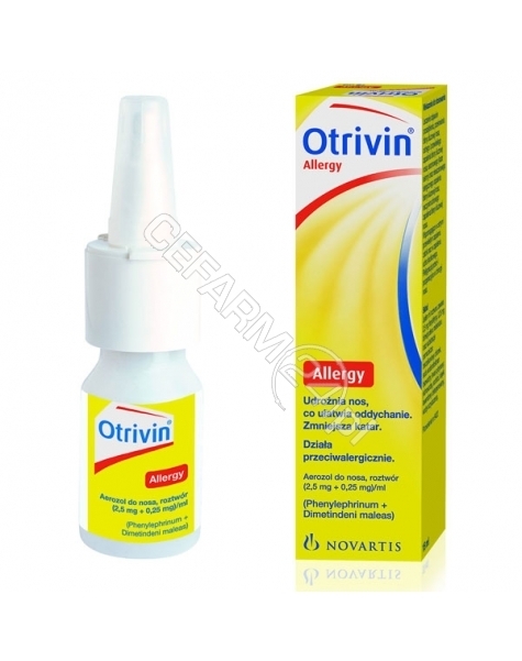 NOVARTIS Otrivin allergy aerozol do nosa 15 ml