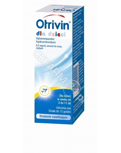 NOVARTIS Otrivin dla dzieci (0,05%) aerozol do nosa 10 ml