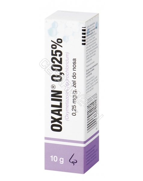 POLFA WARSZA Oxalin 0,025% żel do nosa 10 g (butelka plastikowa)