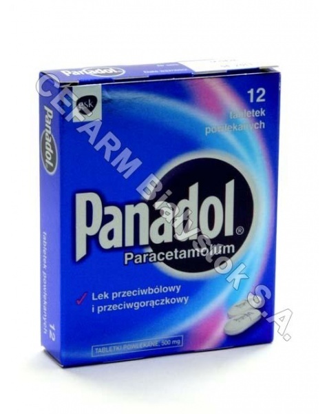 SMITHKLINE B Panadol 500 mg x 12 tabl powlekanych