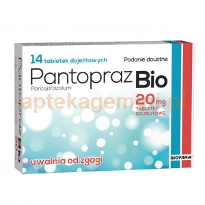 BIOFARM Pantopraz Bio, 14 tabletek dojelitowych