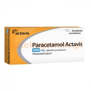 ACTAVIS Paracetamol 500mg, 24 tabletki