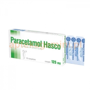 HASCO-LEK Paracetamol Hasco 125mg, czopki, 10 sztuk