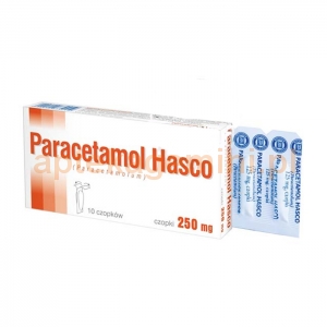 HASCO-LEK Paracetamol Hasco 250mg, czopki, 10 sztuk