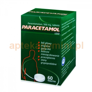 LABORATORIUM GALENOWE OLSZTYN Paracetamol LGO 500mg, 60 tabletek
