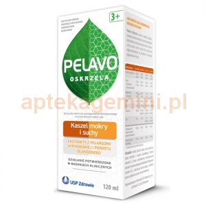 USP ZDROWIE Pelavo Oskrzela, kaszel mokry i suchy, 120ml