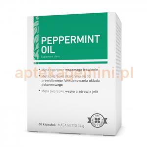AMC PHARMA Peppermint oil, 60 kapsułek