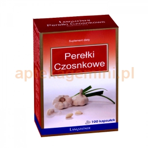 LANGSTEINER Perełki czosnkowe, 100 kapsułek