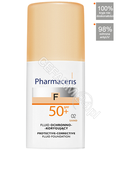 DR IRENA ERIS Pharmaceris F - fluid ochronno - korygujący z ochroną spf 50+ SAND (02) 30 ml