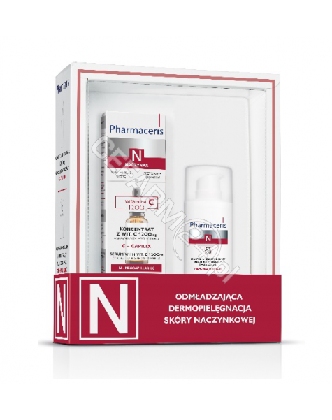 ERIS Pharmaceris N promocyjny zestaw - koncentrat z witaminą C 1200 mg 30 ml + dermo-strukturalny krem korygujący zmarszczki 15 ml GRATIS!!!