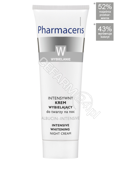 DR IRENA ERIS Pharmaceris W - Albucin Intensiv - krem intensywnie wybielający na noc 30 ml