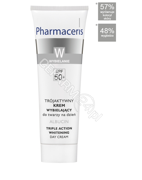 DR IRENA ERIS Pharmaceris W - Albucin - trójaktywny krem wybielający na dzień spf-50+ 30 ml