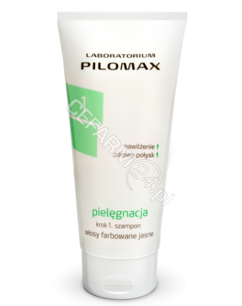 PILOMAX JOLANTA BORTKIEWICZ Pilomax pielęgnacja krok 1 szampon do włosów farbowanych jasnych 200 ml