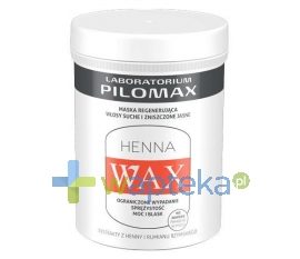 PILOMAX SP. Z O.O. Pilomax WAX HENNA Regenerująca maska do włosów suchych i zniszczonych jasnych 480 g