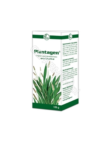 GEMI Plantagen syrop 125 g (Gemi)