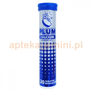 KRUGER Plum Calcium, KRUGER, 20 tabletek