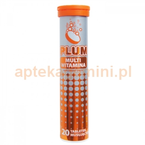 KRUGER Plum Multiwitamina, KRUGER, 20 tabletek