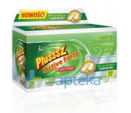 POLSKI LEK Plusssz Active Forte + Lecytyna, 50 tabletek