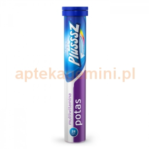 POLSKI LEK Plusssz Potas + Multiwitaminy, 24 tabletki musujace
